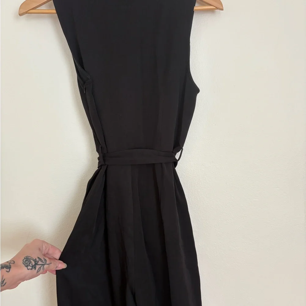 Commense Black Jumpsuit with Belt - Picture 3 of 6